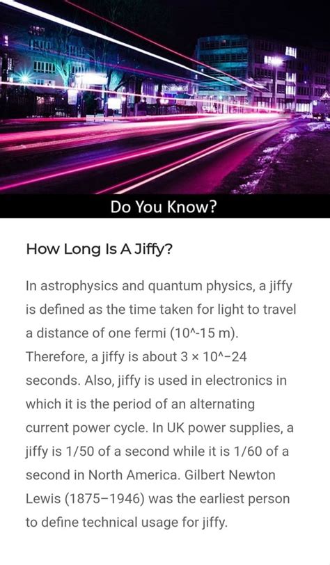 how long is a jiffy.